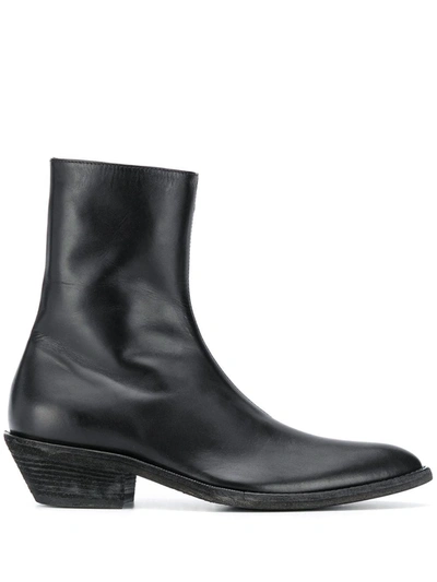 Haider Ackermann Pointed Tapered Heel Boots In Black