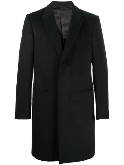 Ermenegildo Zegna Single-breasted Coat In Black