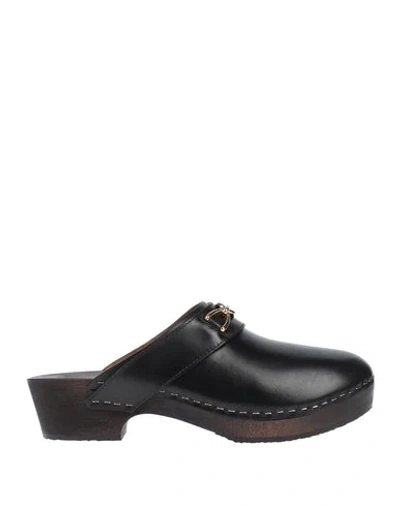 Celine Mules And Clogs In Black