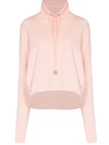 Sweaty Betty Harmonise Luxe Fleece Sweatshirt In Pink
