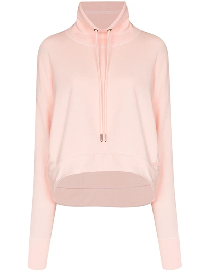 Sweaty Betty Harmonise Luxe Fleece Sweatshirt In Pink