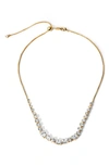 Nadri Chloe Cubic Zirconia Necklace In Gold