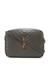 Saint Laurent Grey Lou Quilted Leather Camera Bag