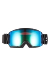 Smith Showcase Over The Glass Chromapop™ 175mm Goggles In Black/ Everyday Green Mirror