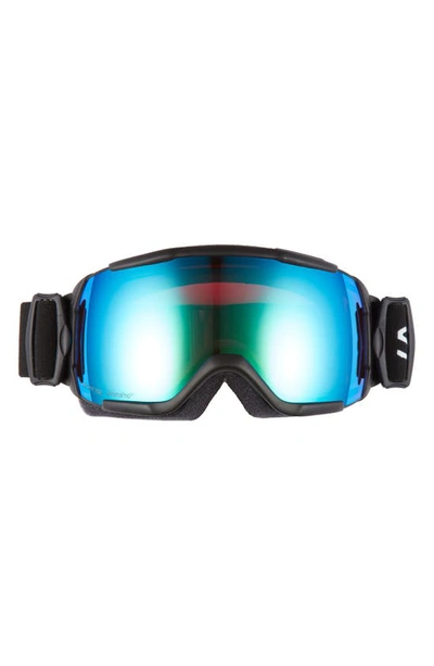 Smith Showcase Over The Glass Chromapop™ 175mm Goggles In Black/ Everyday Green Mirror