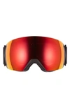 Smith Skyline Xl 230mm Chromapop™ Snow Goggles In Black/ Everyday Red Mirror
