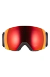 Smith Skyline Xl 230mm Chromapop™ Snow Goggles In Black/everyday Red Mirror