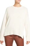 Theory Karenia Wool & Cashmere Sweater In Ivory - C05