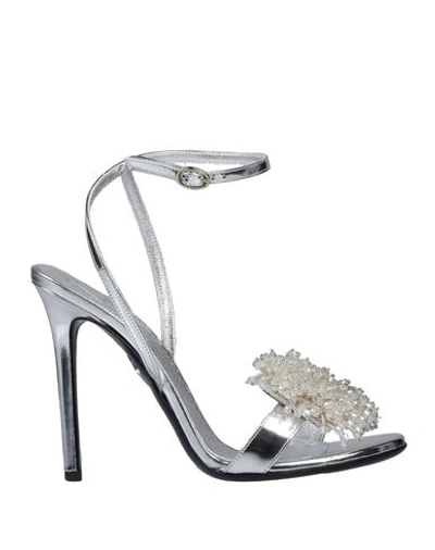 Aperlai Sandals In Silver