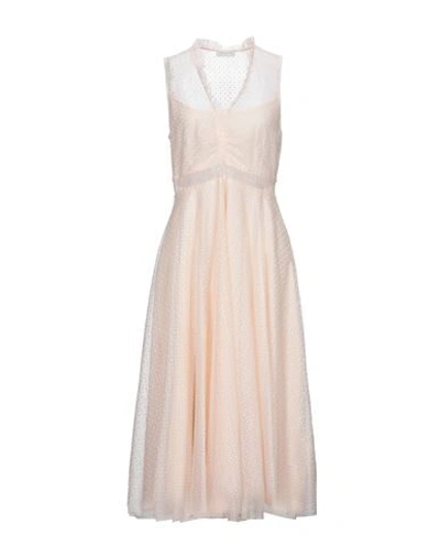 SANDRO SANDRO WOMAN MIDI DRESS LIGHT PINK SIZE 8 POLYESTER 15069588TU 3