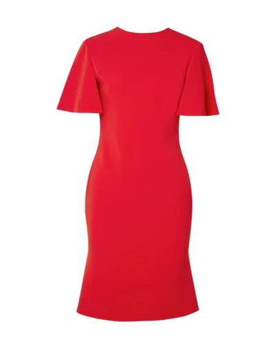 Brandon Maxwell Short Dresses In Red