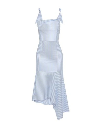 Adeam Knee-length Dress In Sky Blue