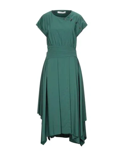 Tela 3/4 Length Dresses In Green