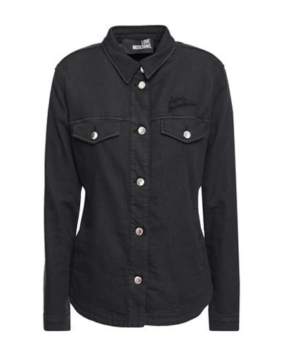 Love Moschino Shirts In Black