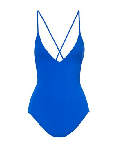 Emma Pake One-piece Swimsuits In Bright Blue
