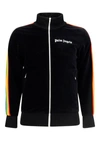 Palm Angels Black Cotton Rainbow Track Sweatshirt