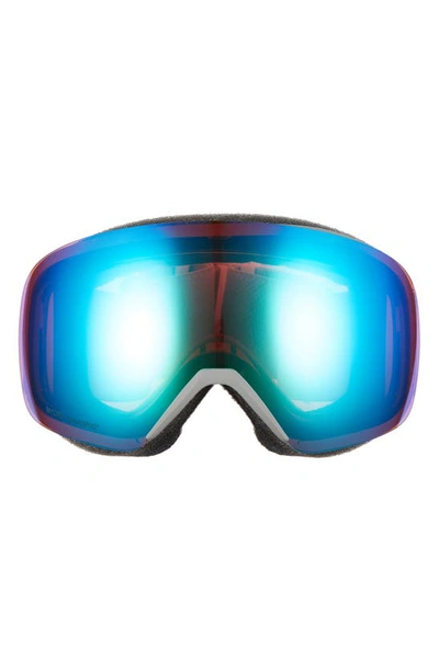 Smith Skyline 205mm Chromapop Snow Goggles In Cloudgrey/ Everyday Green