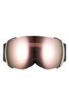 Smith 4d Mag 220mm Special Fit Snow Goggles In Black/ Everyday Rose Gold