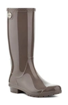 Ugg Women's Shaye Tall Rain Boots In Charcoal