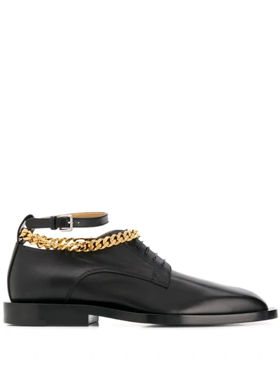 靴 jil sander L ANKLET SHOES Lace Up Flats With Removable Anklet by Jil Sander- La Garçonne