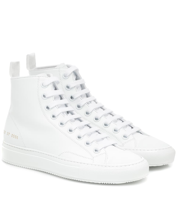common projects high top sneakers