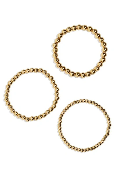 Baublebar Pisa Bracelets, Set Of 3 In Gold