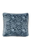 Saved Ny Nara Silk-jacquard Pillow In Blue