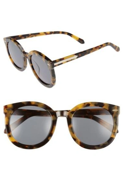 Karen Walker Alternative Fit Super Duper 59mm Sunglasses In Crazy Tortoise