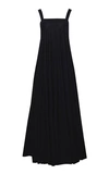Andres Otalora Women's Narciso Sleeveless Stretch Crepe Maxi Dress In Navy,brown