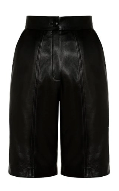 Matãriel Women's Vegan Leather Shorts In Black