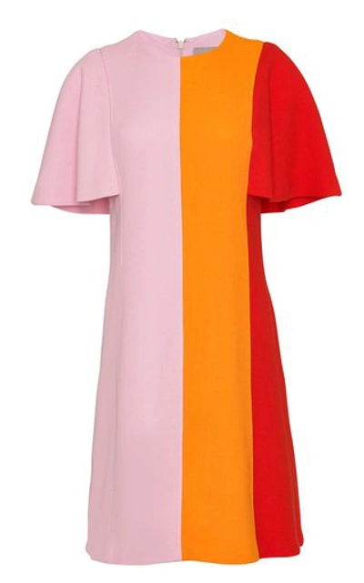Lela Rose Women's Flutter Sleeve Wool-blend Tunic Dress In Multi