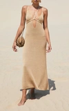 Cult Gaia Women's Kingsley Linen-blend Knit Maxi Dress In White