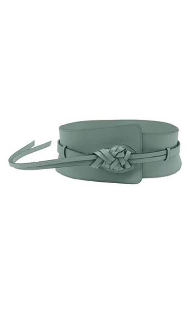 Ulla Johnson Women's Paola Leather Waist Belt In Blue