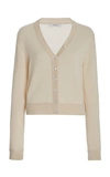 Vince Cashmere Button-down Cardigan In Green