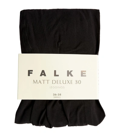 Falke Matt Deluxe 30 Leggings In Black