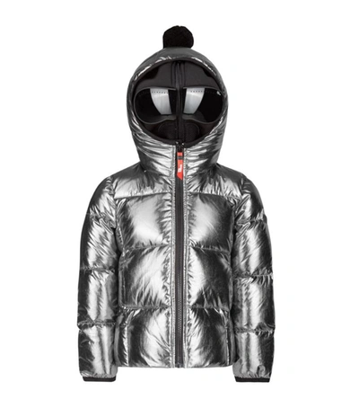 Ai Riders On The Storm Young Metallic Short Padded Coat (4-14 Years)