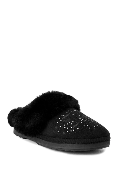 Juicy Couture Women's Jester Plush Slippers Women's Shoes In B-black