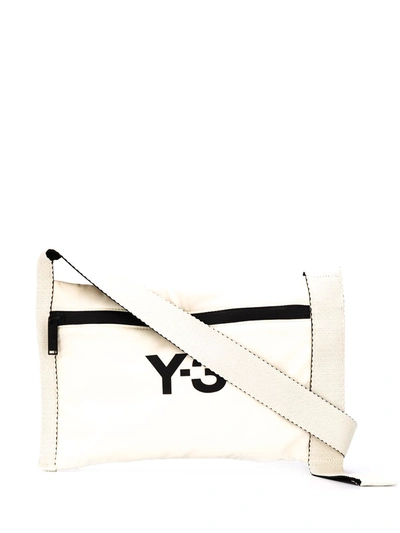 Y-3 Ch3 Sacoche Shoulder Bag In White
