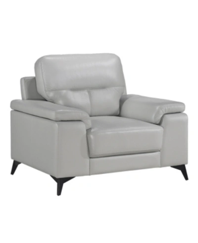 Furniture Palmyra Accent Chair In Light Gray