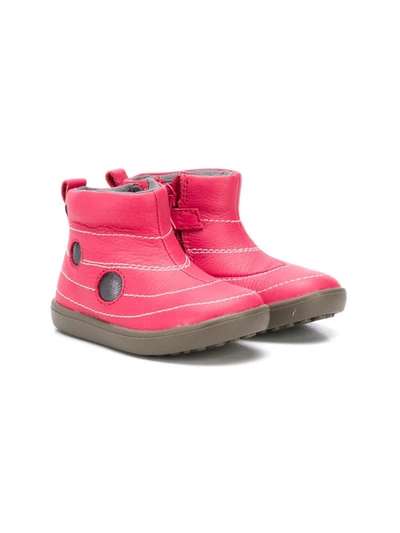 Camper Babies' Peu Cami Fw Ankle Boots In Pink