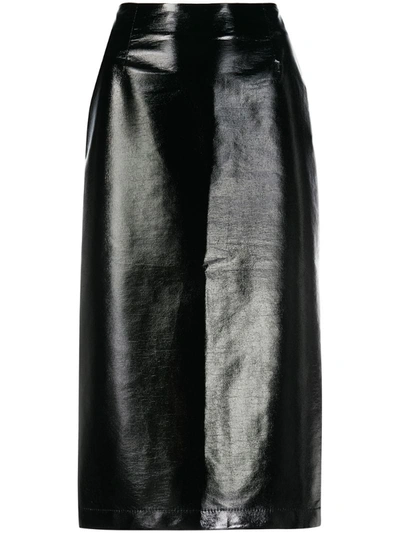 Vivetta High-waisted Pencil Skirt In Black