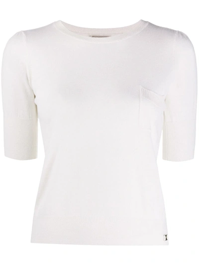 Temperley London Busby Knit Jumper In White