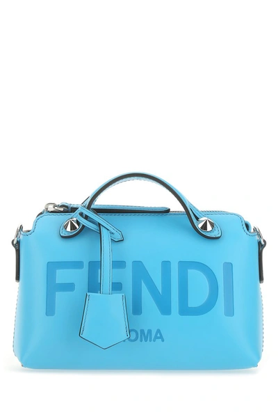 Fendi By The Way Mini Bag Logo In Blue