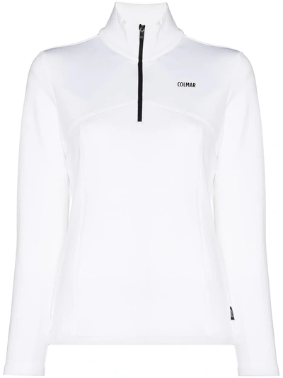 Colmar Long-sleeve Zip-up Ski Top In White