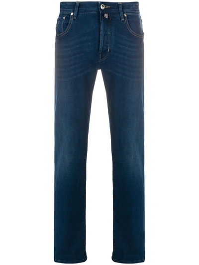 Jacob Cohen Faded Effect Jeans In Blue