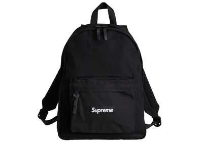 Pre-owned Supreme  Canvas Backpack Black