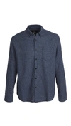 Rails Runson Button Down Shirt In Heather Blue