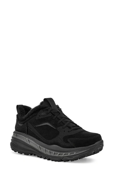 Ugg Ca805 Spill Seam Sneaker In Black Suede