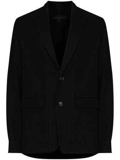 Ann Demeulemeester Single-breasted Blazer Jacket In Black