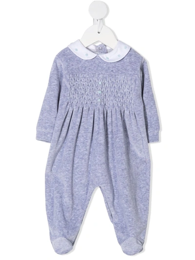 Siola Babies' Crochet Detailing Pyjamas In Grey